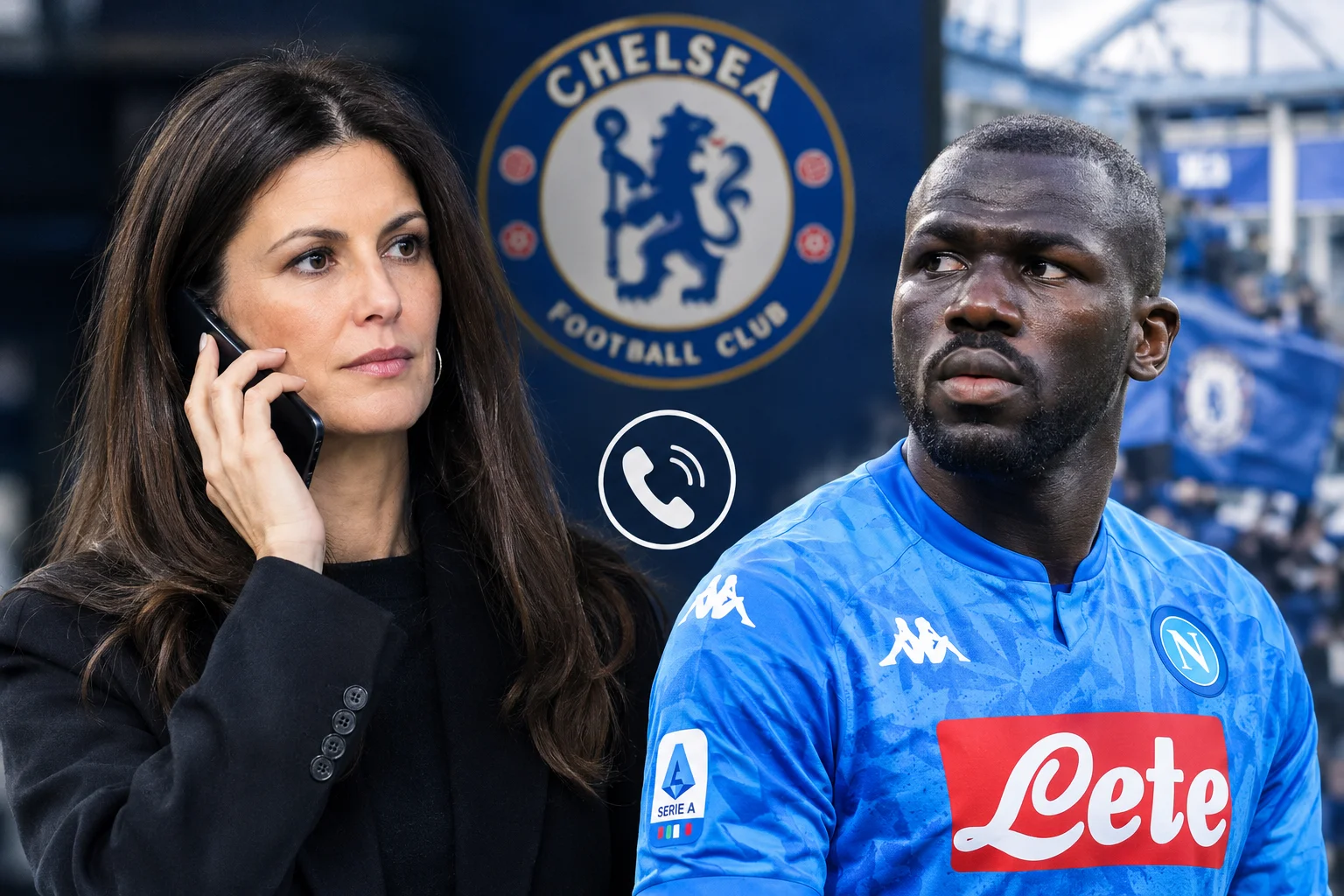 Marina mantiene el contacto con el agente de Koulibaly mientras el Chelsea busca reforzar su defensa