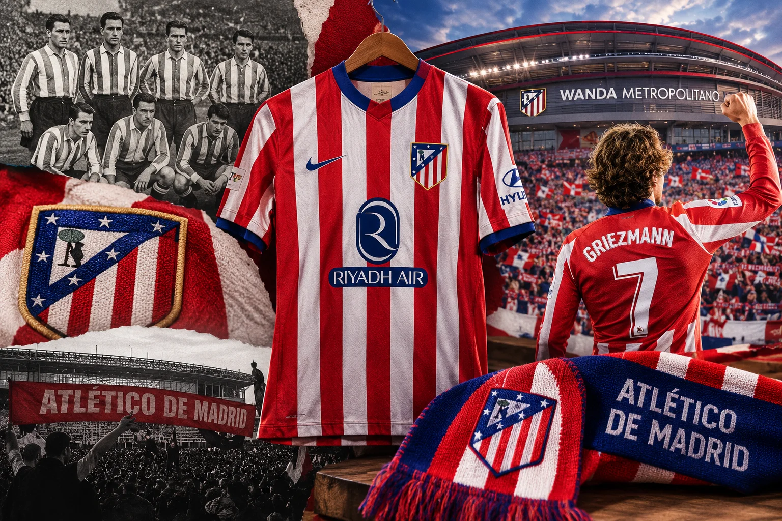 El Atlético de Madrid y su camiseta: cómo una equipación se convirtió en identidad